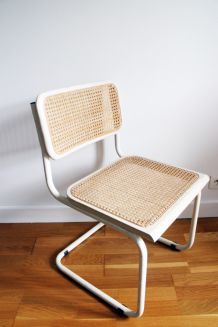 Chaise style Cesca de Marcel Breuer vintage années 70