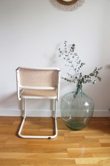 Chaise style Cesca de Marcel Breuer vintage années 70