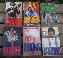 Lot de 6 San Antonio - Éditions Fleuve Noir