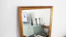 Très Grand miroir ancien doré années 60/70 vintage