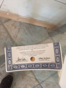 Assiette crucifixion