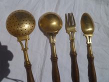 lot de 4 ustensiles cuisine  vintages anciens