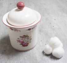 pot porcelaine salle de bain rose