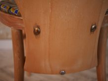 Chaise Baumann Mouette rénovée en wax