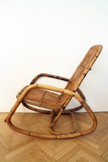 GRAND Rocking chair vintage 60's