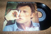 45 TOURS 2 TITRES JOHNNY HALLYDAY quelques chose de tennessee + 1 