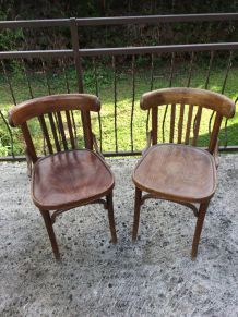 Chaises bistrots 