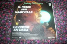 45 tours de johnny hallyday le coeur en deux 