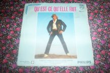 DISQUE 45 TOURS 2 TITRES JOHNNY HALLYDAY à partir de maintenant 