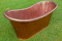 Baignoire en cuivre
