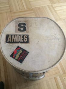 Boite chapeau anglaise en cuir blanc