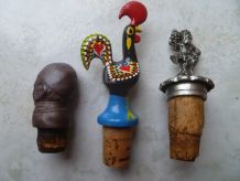 lot  de  3  anciens  bouchons