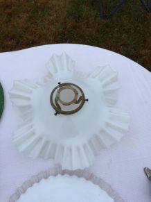 Abat jour en opaline 