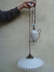 Monte &amp;amp; baisse ancien opaline