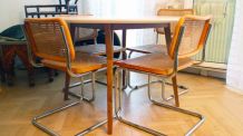 Lot de 4 Chaises design Cesca B32 par Marcel Breuer