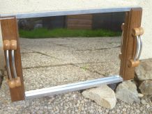 plateau miroir style art déco, vintage