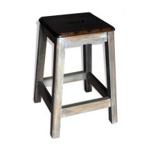Gaspard  : Tabouret de peintre patiné 