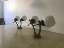 2 appliques murales  années 50