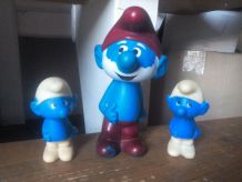 Jouets "pouet" schtroumpf - vintage