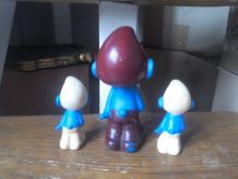 Jouets "pouet" schtroumpf - vintage