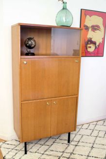 Secrétaire bureau vintage années 60 style Pierre Guariche