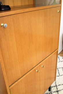 Secrétaire bureau vintage années 60 style Pierre Guariche