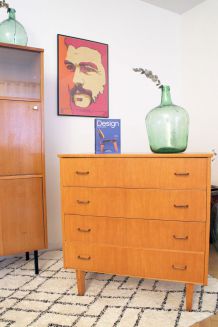 Commode vintage des années 60/70 pieds compas