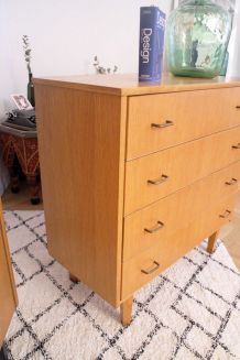 Commode vintage des années 60/70 pieds compas