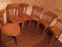 6 chaises bistrot BAUMANN 
