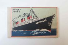 carnet cartes postales Le Normandie