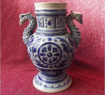 Potiche/Vase en grès allemand