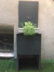 Fontaine de jardin en zinc 