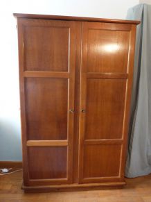 Armoire école bois vintage