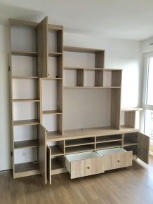 Meuble TV bibliothèque ARCHEA