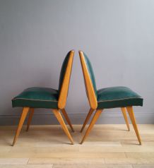 Paire de fauteuils scandinaves