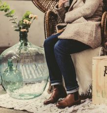 Grand Fauteuil Emmanuelle vintage années 70