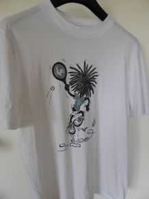 Tee-shirt blanc (L) neuf du COQ SPORTIF collector (TBE)