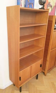 Bibliothèque vintage 60's style Pierre Guariche