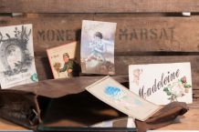 Lot de 5 cartes postales fantaisie anciennes