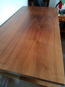 Bureau 1960 plaqué noyer blond