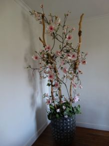 Composition florale · Tulipier - Fleurs et feuillages