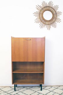 Petit Secrétaire bureau vintage années 60 style Pierre Guariche