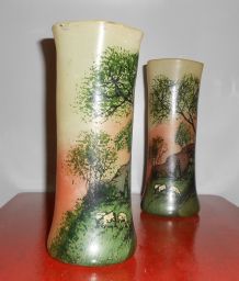 Paire de vase signé Leg