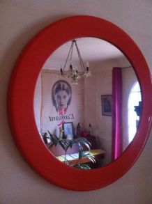 Miroir orange vintage Syla 