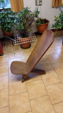 Paire de chaises Africaine en Linke
