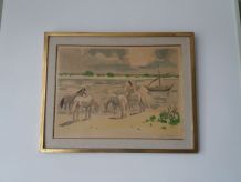 Lithographie YVES BRAYER