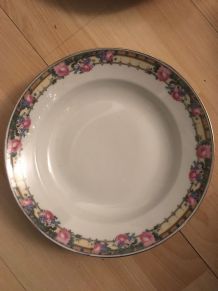 assiettes creuses vintage