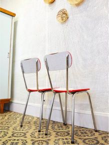 Paire de chaises Formica