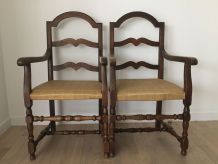 Deux chaises / fauteuils vintage rare