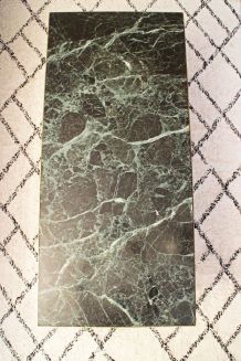 Table basse en marbre vert des Alpes des annèes 50/60